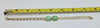 14ct Gold & Jade Bracelet 7.5"