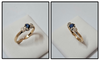 9 Carat Gold Ring Size N With Diamonds