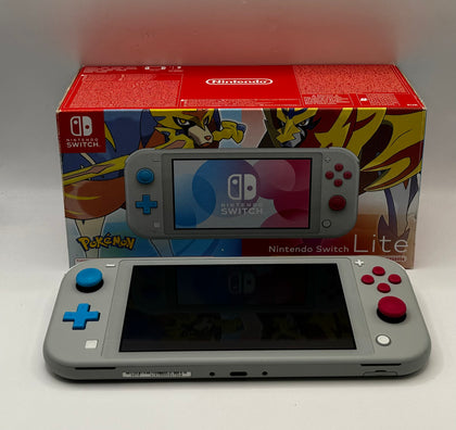 Nintendo Switch Lite Console, 32GB Zacian & Zamazenta Grey, Boxed - Chesterfield