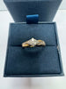 2.4g 9ct Gold Crossover Ring - Size O - **Hallmarked**