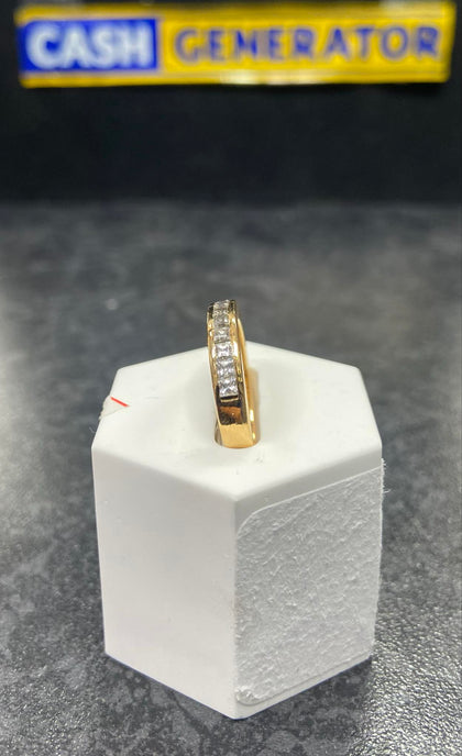 21ct Gold Ladies Eternity Ring (Size L) 4.2g