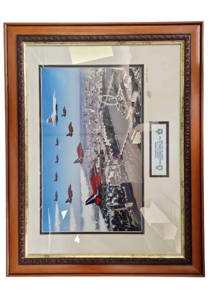 Concord G-Boad & Red Arrow 2002 Golden Jubilee Signed Photo, Includes Certificate Of Authenticity