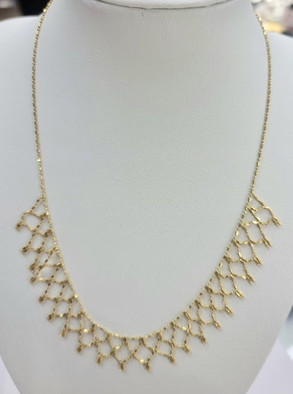 18ct Yellow Gold Necklace 17
