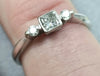 18ct White Gold Diamond Ring Size "O"