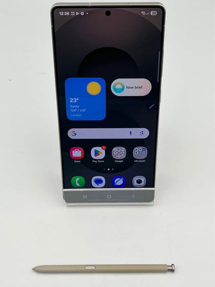 SAMSUNG GALAXY S25 ULTRA, 256GB, GOLD, UNLOCKED, UNBOXED, WITH STYLIST PEN