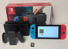 Nintendo Switch Neon Red/Blue Console & 2 Unboxed Games