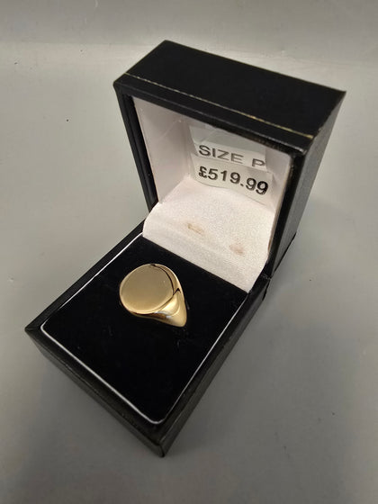 9ct Gold Ring 37514.7G Size P
