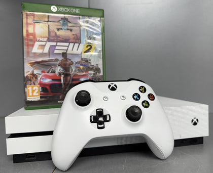 Microsoft Xbox One S 1TB Console Bundle ( + The Crew 2 ) ** Unboxed **