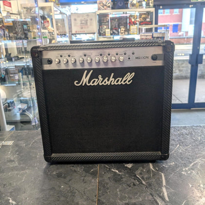 Marshall MG50CFX 50W Electric Guitar Amp Combo, Built-In Effects - Carbon Fibre