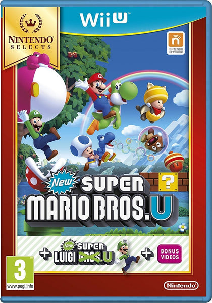 New Super Mario Bros. U Plus New Super Luigi U Select for Nintendo Wii U COLLECTION ONLY