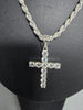 ***BRAND NEW*** 33.2G 925 SILVER CHAIN WITH CROSS PENDENT 24"