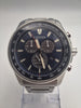 Citizen H500-A168902 Mens eco-drive blue dial stainless steel chronograph watch with card, box and extra links