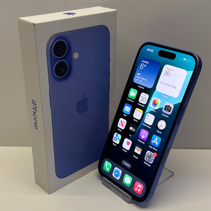 Apple iPhone 16 Unlocked Model A3287 128GB in Ultramarine Boxed