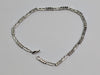 9ct White Gold CZ Bracelet 7.5"