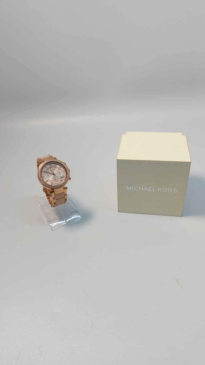 Michael Kors MK5896 Parker 39mm Ladies Watch - Rose Gold With 2x Links **UNWORN**