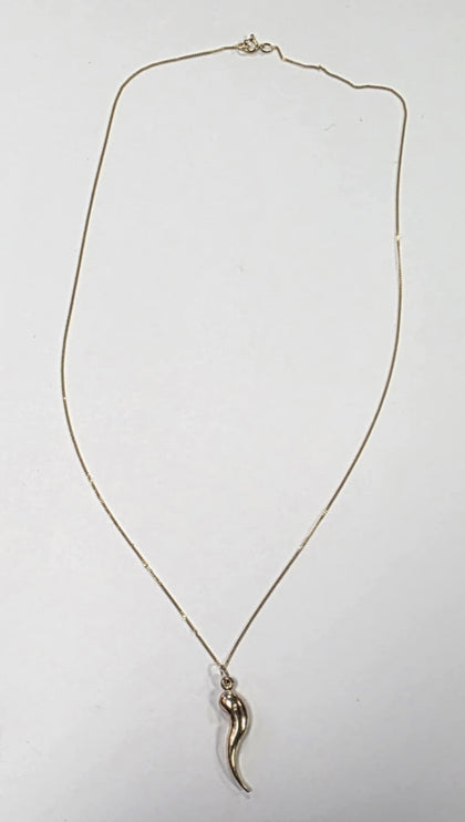 9ct Gold 18” Pendant Necklace