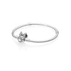 Pandora 597770CZ-20 Moments Pavé Minnie Mouse Clasp Snake Chain Bracelet 17cm