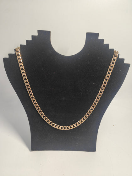 9ct Gold Curb Chain - Length 24