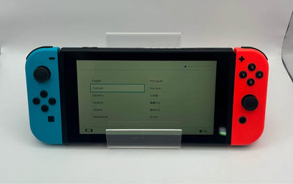 Nintendo Switch Console, 32GB HAC-001-01 + Neon Red/Blue Joy-Con, Discounted, Unboxed