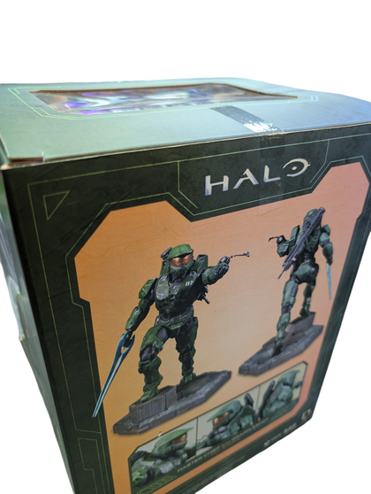 HALO MASTER CHIEF WITH GRAPPLE SHOT PVC STATUE BOXED PRESTON STORE