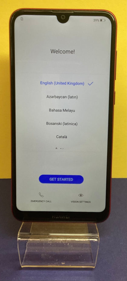 Huawei Y7 2019 - Smartphone 32GB, 3GB RAM, Dual SIM, Red
