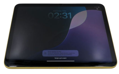 Apple iPad 10th Generation, 10.9-inch (2022), Wi-Fi Only, 64GB, Yellow