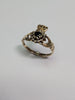 9ct Gold Cladder Ring  Size O