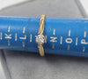 9CT GOLD DIAMOND RING SIZE M LEYLAND