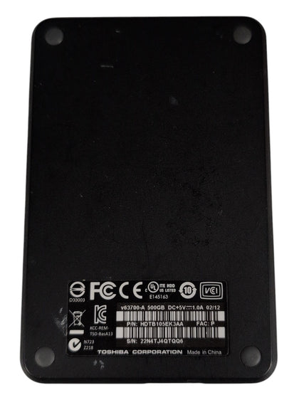 Toshiba 500GB D33003 500GB External Hard Drive