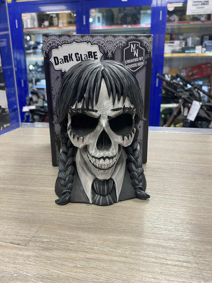 Nemesis Now Dark Glare Skull, Gothic Skeleton Decor, Hand-Painted Bust