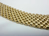 9ct yellow gold mesh bracelet 8"