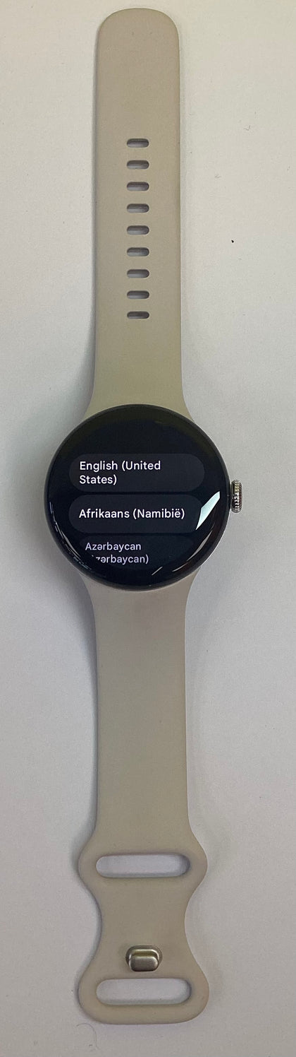 Google Pixel Watch 3 41mm WiFi - Silver/Porcelain