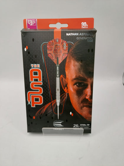 Target Nathan Aspinal Gen 1 the asp 90% Tungsten Swiss point Darts 26g-Lightly used