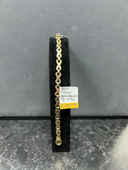 9ct Gold Bracelet, 8.39g