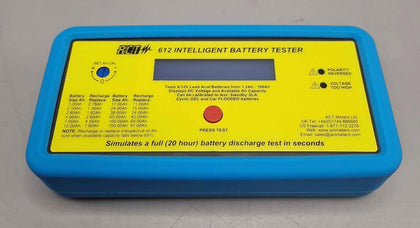 Act Meters Dual Voltage Intelligent Battery Tester For 6V And 12V Lead Acid Batteries