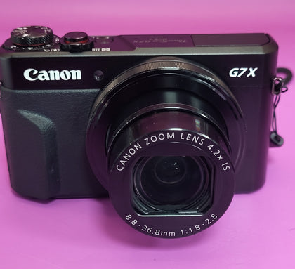 Canon PowerShot G7X Mark II Digital Compact Camera - 20.1MP - Large 1