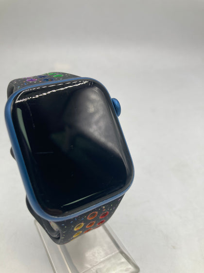 Apple Watch Series 7 GPS - Blue Aluminium with Nike Sport Band - 45mm