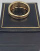 9ct yellow gold ring 6.3g size U boxed & HALLMARKED