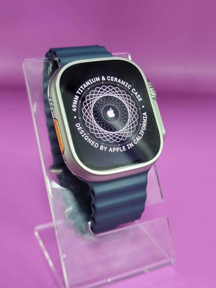 Apple Watch Ultra 2 - Cellular Natural Titanium Case - 49MM /Navy Ocean Band