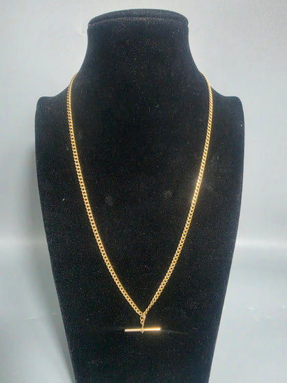 9CT Gold Necklace With Pendent 5.1G 375 18