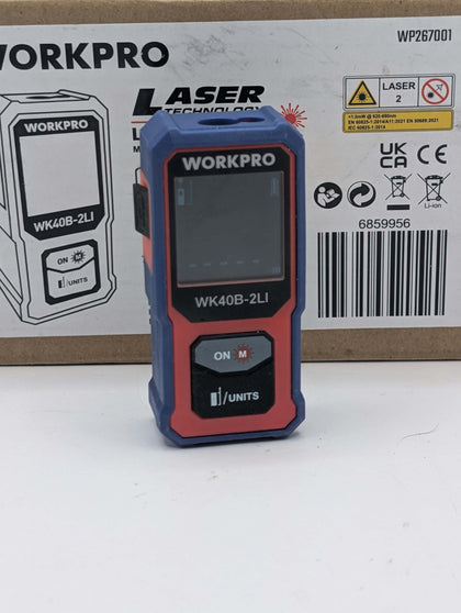 WORKPRO Rechargeable Laser Measure Tape - 40m