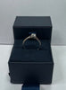 1.75g 9ct White Gold Ring With Stone - Size Q - **Hallmarked**