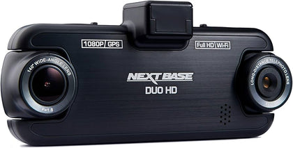 Nextbase DUO HD – Full 1080p Front and Back Dual Lens DVR In-Car Dash Camera - 140° Viewing Angle – WiFi and GPS