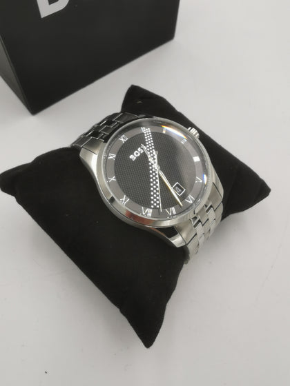 HUGO BOSS HB.324.1.14.3070 Men's Black Dial, Boxed with Spare Links