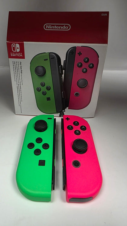 Nintendo Switch Joy-Con Controller Pair – Neon Green & Pink