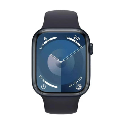Apple Watch Series 9 - 45mm - GPS + Cellular - Midnight Aluminium Case - Midnight Sport Band - M/L