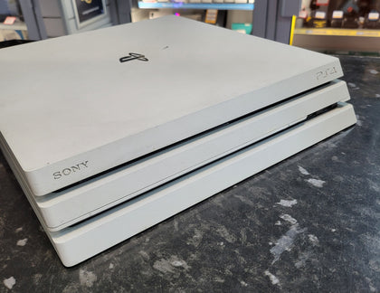 Playstation 4 Pro Console, 1TB Glacier White - No Controller
