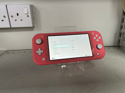 Switch Lite Coral Boxed Grade B + Case Unofficial Charger