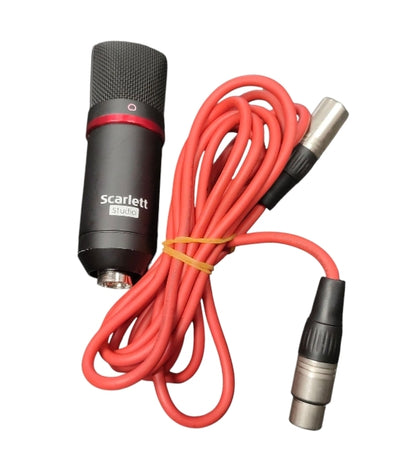 Scarlett Studio Microphone CM25 MKII w/lead**Unboxed**
