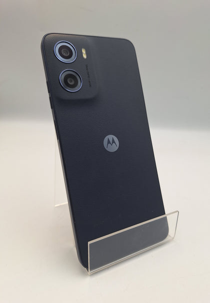 Motorola moto e15 denim blue 64GB smartphone unlocked unboxed (scratches to screen)